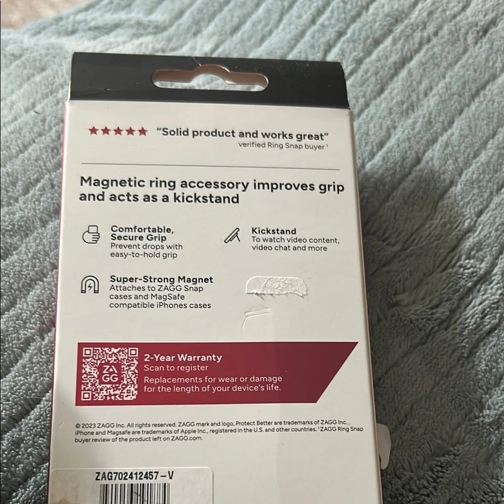 Pink and Silver Magnetic Phone Skin
